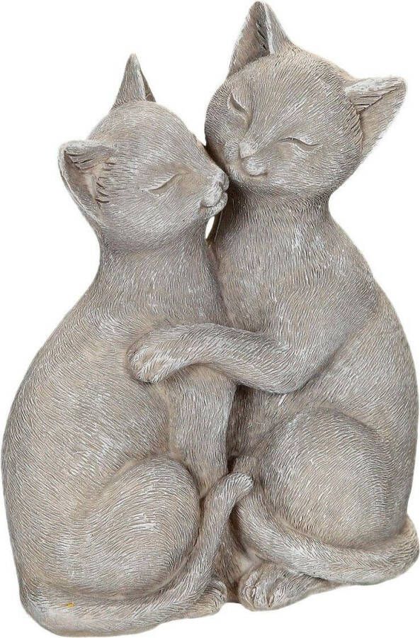 Ambiente Haus Decoratief figuur Kattenpaartje