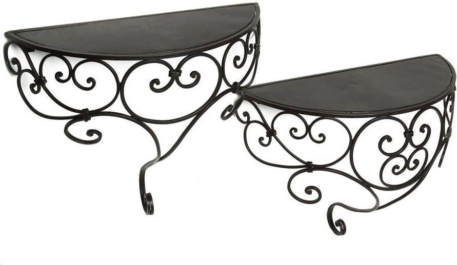 Ambiente Haus Decoratief wandrek Set wandrekken van ijzer 45 cm (1 stuk)