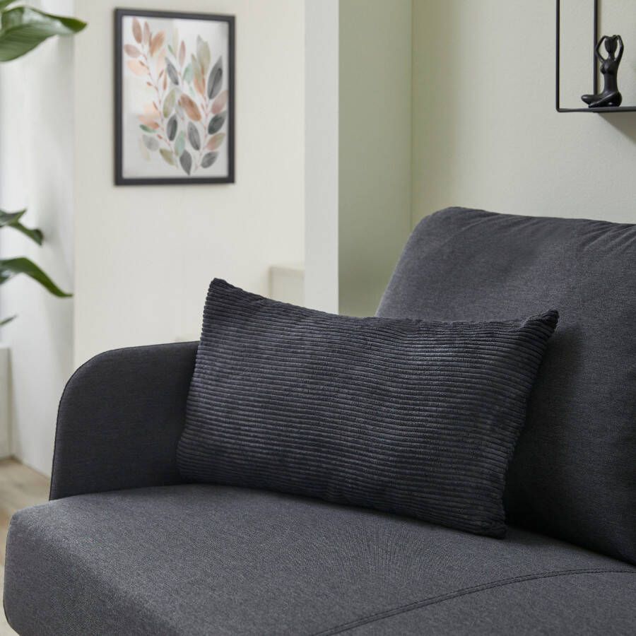 Andiamo Sierkussen Cord kussen Emy kussenhoes met vulling Sierkussens vierkant 40x40 of 30x50 cm ook verkrijgbaar als 4-delige set (1 stuk)
