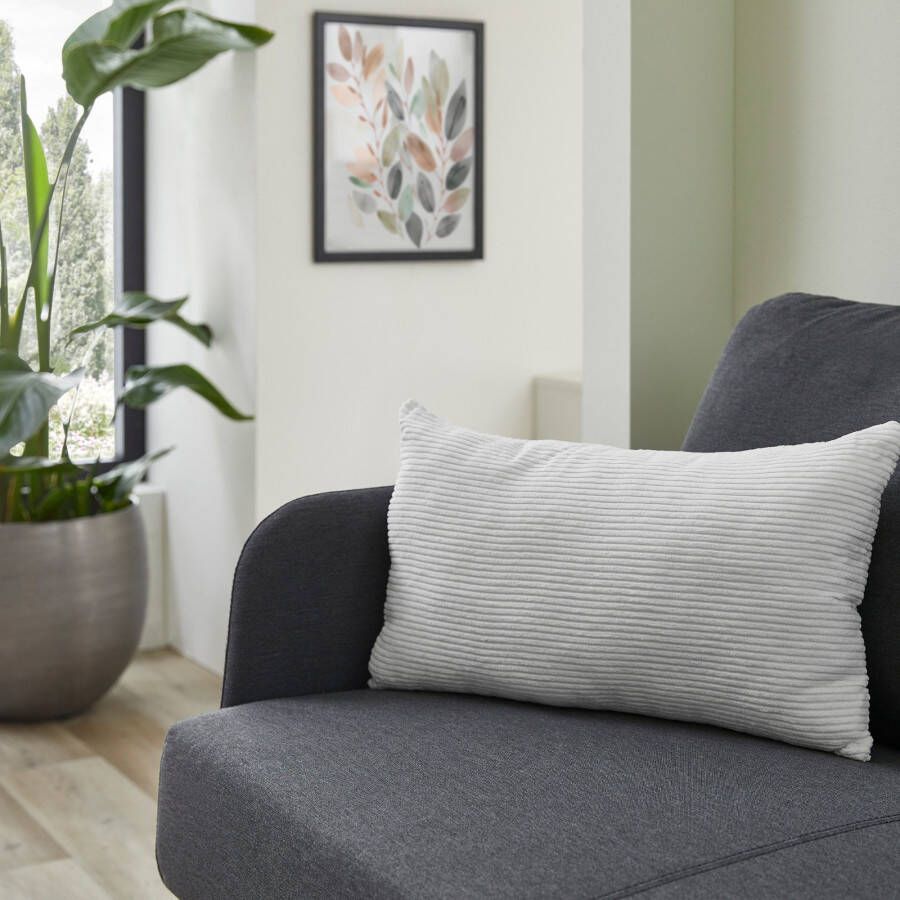 Andiamo Sierkussen Cord kussen Emy kussenhoes met vulling Sierkussens vierkant 40x40 of 30x50 cm ook verkrijgbaar als 4-delige set (1 stuk)