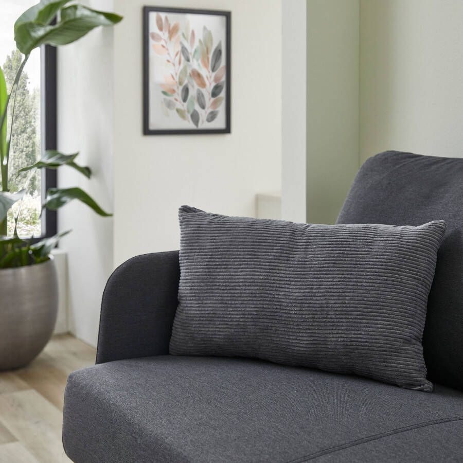 Andiamo Sierkussen Cord kussen Emy kussenhoes met vulling Sierkussens vierkant 40x40 of 30x50 cm ook verkrijgbaar als 4-delige set (1 stuk)