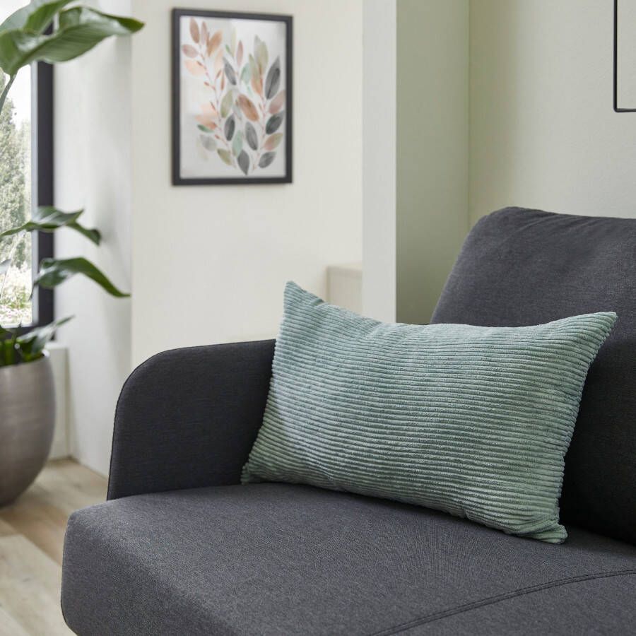 Andiamo Sierkussen Cord kussen Emy kussenhoes met vulling Sierkussens vierkant 40x40 of 30x50 cm ook verkrijgbaar als 4-delige set (1 stuk)