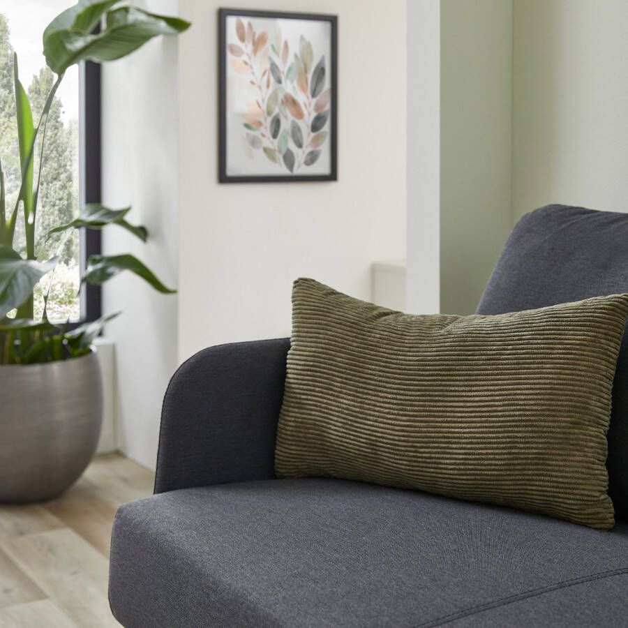 Andiamo Sierkussen Cord kussen Emy kussenhoes met vulling Sierkussens vierkant 40x40 of 30x50 cm ook verkrijgbaar als 4-delige set (1 stuk)