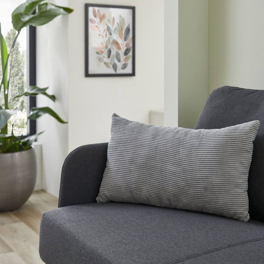 Andiamo Sierkussen Cord kussen Emy kussenhoes met vulling Sierkussens vierkant 40x40 of 30x50 cm ook verkrijgbaar als 4-delige set (1 stuk)