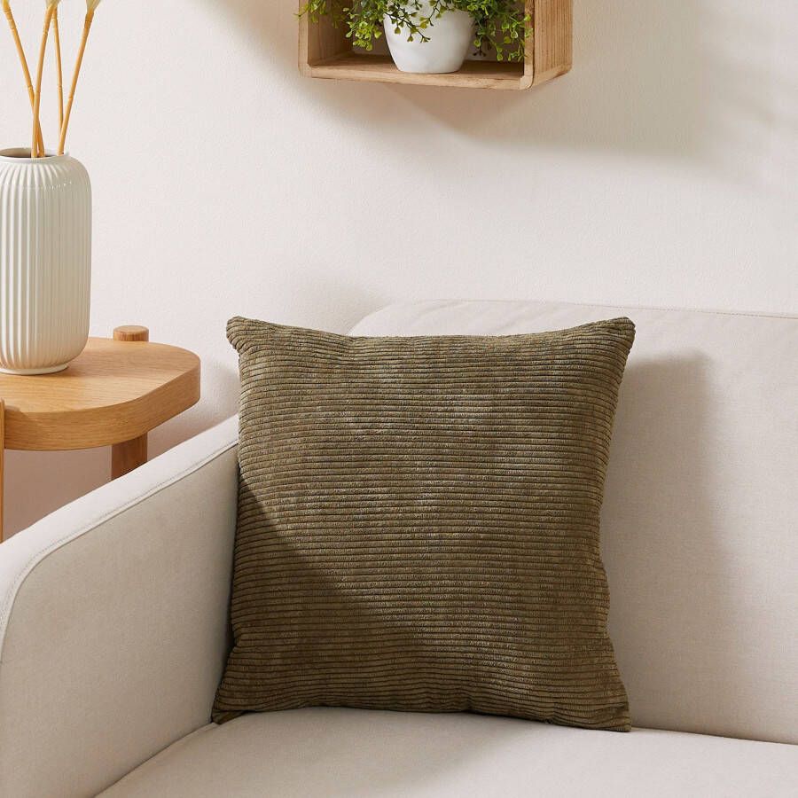 Andiamo Sierkussen Cord kussen Emy kussenhoes met vulling Sierkussens vierkant 40x40 of 30x50 cm ook verkrijgbaar als 4-delige set (1 stuk)