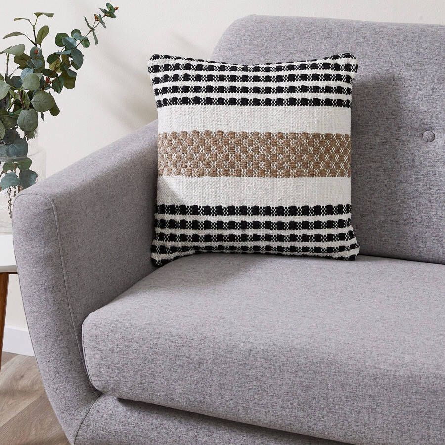 Andiamo Sierkussen Malena Etnisch patroon bankkussen kussenhoes met vulling vierkant 45x45 cm (1 stuk)