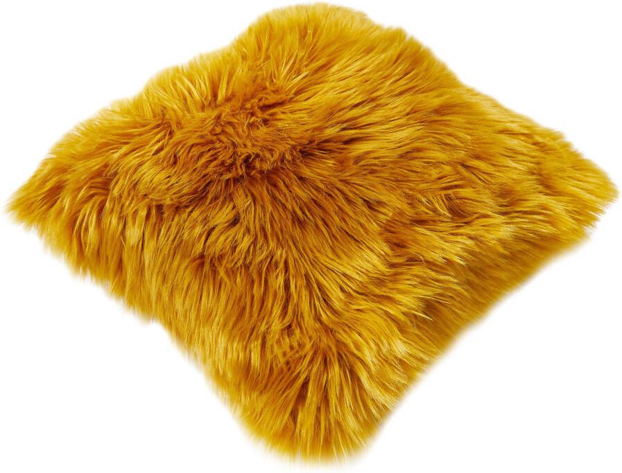 Andiamo Vachtkussen Sierkussen Ovium Kunstbont vierkant 40x40 cm kussenhoes met vulling woonkamer (1 stuk)