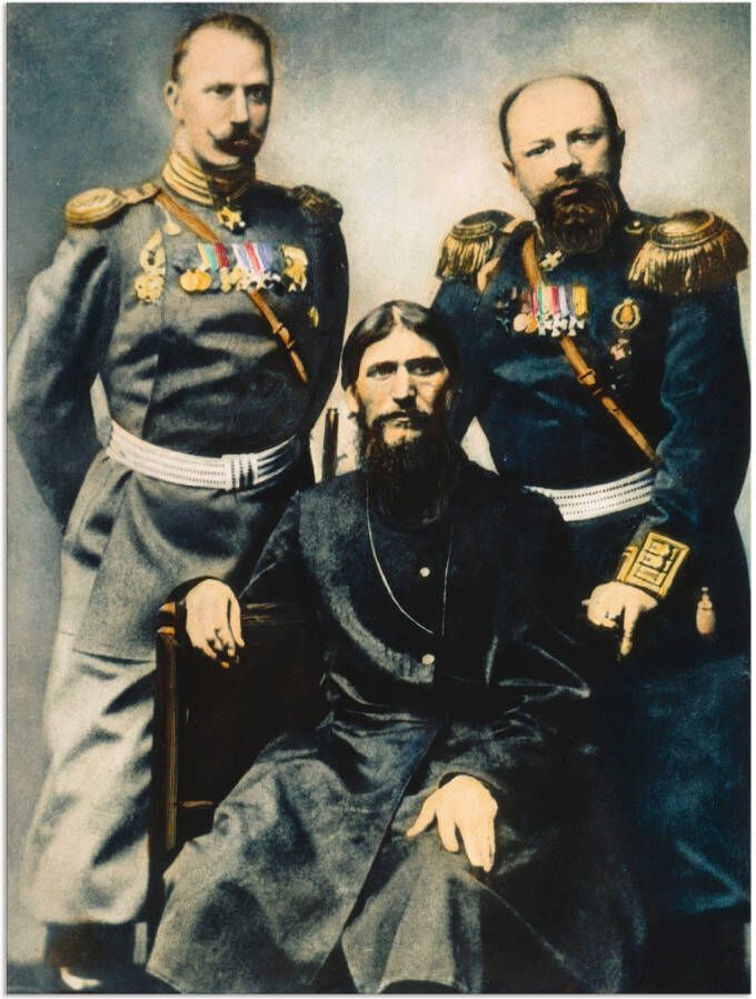 Artland Aluminium dibond print Rasputin Russische monnik geschikt voor binnen en buiten buitenafbeelding