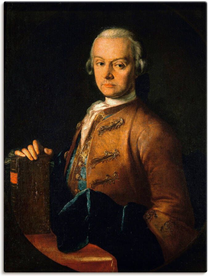 Artland Artprint op linnen Afbeelding Leopold Mozart. Ca. 1765 - Foto 1