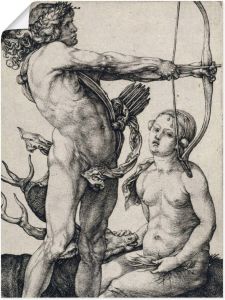 Artland Artprint Apollo en Diana. Ca. 1503 04