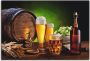 Artland Artprint Bier stilleven als artprint van aluminium artprint op linnen muursticker of poster in verschillende maten - Thumbnail 1