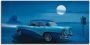 Artland Artprint Blauwe nacht op Route 66 als artprint op linnen poster in verschillende formaten maten - Thumbnail 1