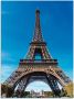 Artland Poster Blik op de Eiffeltoren in Parijs II als artprint van aluminium artprint op linnen muursticker of poster in verschillende maten - Thumbnail 1