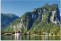 Artland Artprint Blik op de Obersee Blik op de Königssee als artprint van aluminium artprint voor buiten artprint op linnen poster in verschillende maten. maten - Thumbnail 1