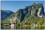 Artland Artprint Blik op de Obersee Blik op de Königssee als artprint van aluminium artprint voor buiten artprint op linnen poster in verschillende maten. maten - Thumbnail 1