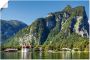 Artland Artprint Blik op de Obersee Blik op de Königssee als artprint van aluminium artprint voor buiten artprint op linnen poster in verschillende maten. maten - Thumbnail 1