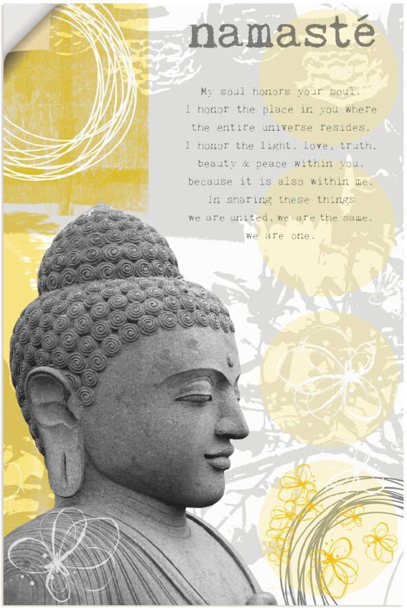 Artland Artprint Boeddha I als artprint van aluminium artprint voor buiten poster in diverse formaten - Foto 1