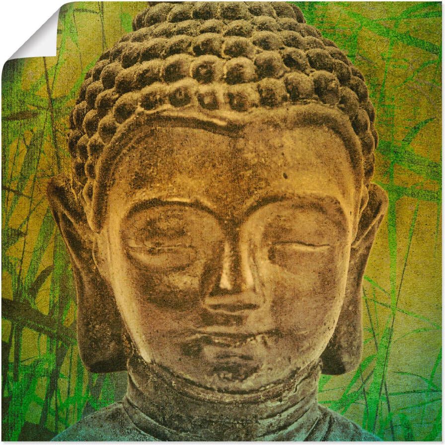 Artland Artprint Boeddha II als artprint op linnen poster in verschillende formaten maten