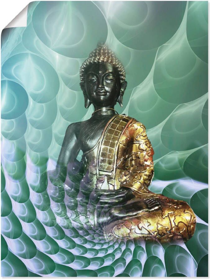 Artland Artprint Boeddha s droomwereld CB als artprint van aluminium artprint voor buiten artprint op linnen poster muursticker