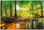 Artland Artprint Bos met beek als artprint van aluminium artprint voor buiten artprint op linnen poster muursticker - Thumbnail 1