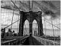 Artland Artprint Brooklyn Bridge zwart wit als artprint van aluminium artprint voor buiten artprint op linnen poster in verschillende maten. maten - Thumbnail 1