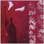 Artland Artprint Callas in vaas als artprint op linnen muursticker in verschillende maten - Thumbnail 1