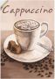 Artland Artprint Cappuccino koffie als artprint op linnen poster muursticker in verschillende maten - Thumbnail 1