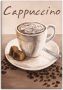 Artland Artprint Cappuccino koffie als artprint op linnen poster muursticker in verschillende maten - Thumbnail 1