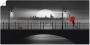 Artland Artprint De brug in de regen als artprint op linnen poster in verschillende formaten maten - Thumbnail 1