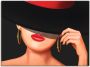 Artland Artprint De lady van de racebaan als artprint op linnen muursticker in verschillende maten - Thumbnail 1