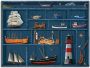 Artland Artprint De maritieme letterkast als artprint op linnen poster muursticker in verschillende maten - Thumbnail 1