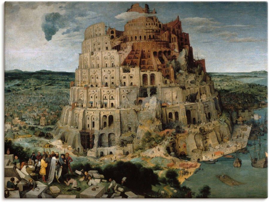Artland Artprint De torenbouw van Babel. 1563