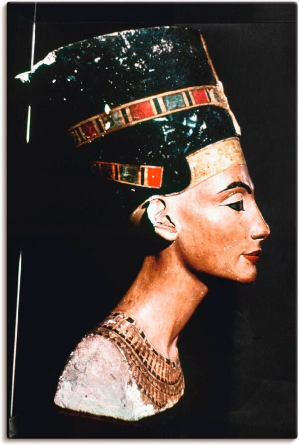 Artland Artprint Egyptische koningin Nofretete als artprint van aluminium artprint voor buiten artprint op linnen poster in verschillende maten. maten - Foto 1