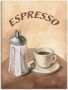 Artland Artprint Espresso II als artprint van aluminium artprint voor buiten artprint op linnen in verschillende maten - Thumbnail 1