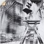 Artland Artprint Essen skyline abstracte collage als artprint op linnen poster muursticker in verschillende maten - Thumbnail 1