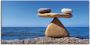 Artland Artprint Evenwicht stenen zee als artprint van aluminium artprint voor buiten artprint op linnen poster muursticker - Thumbnail 1