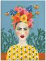 Artland Artprint Frida-hoofdsieraad I als artprint op linnen poster muursticker in verschillende maten - Thumbnail 1