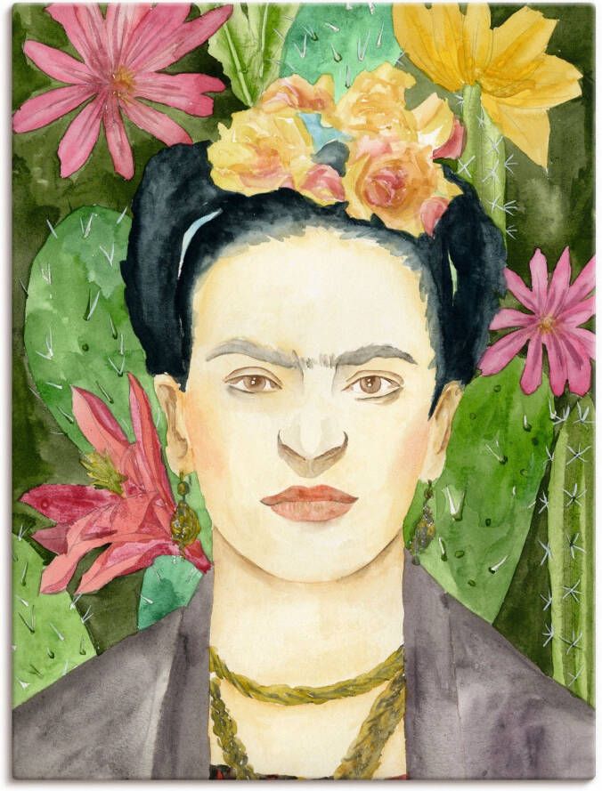 Artland Artprint Frida Kahlo I als artprint op linnen poster in verschillende formaten maten