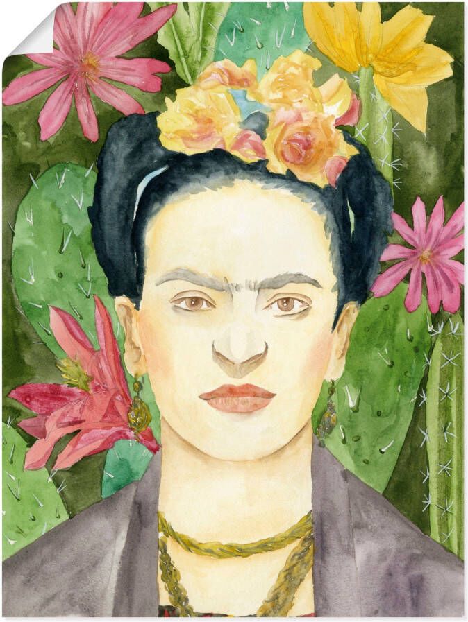 Artland Artprint Frida Kahlo I als artprint op linnen poster in verschillende formaten maten