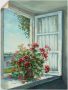 Artland Artprint Geraniums aan het raam als artprint van aluminium artprint voor buiten artprint op linnen poster muursticker - Thumbnail 1