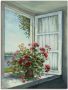 Artland Artprint Geraniums aan het raam als artprint van aluminium artprint voor buiten artprint op linnen poster muursticker - Thumbnail 1