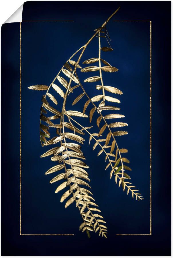 Artland Artprint Gouden peperboom als artprint op linnen poster in verschillende formaten maten