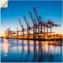 Artland Artprint op linnen Hamburg Containerterminals - Thumbnail 1