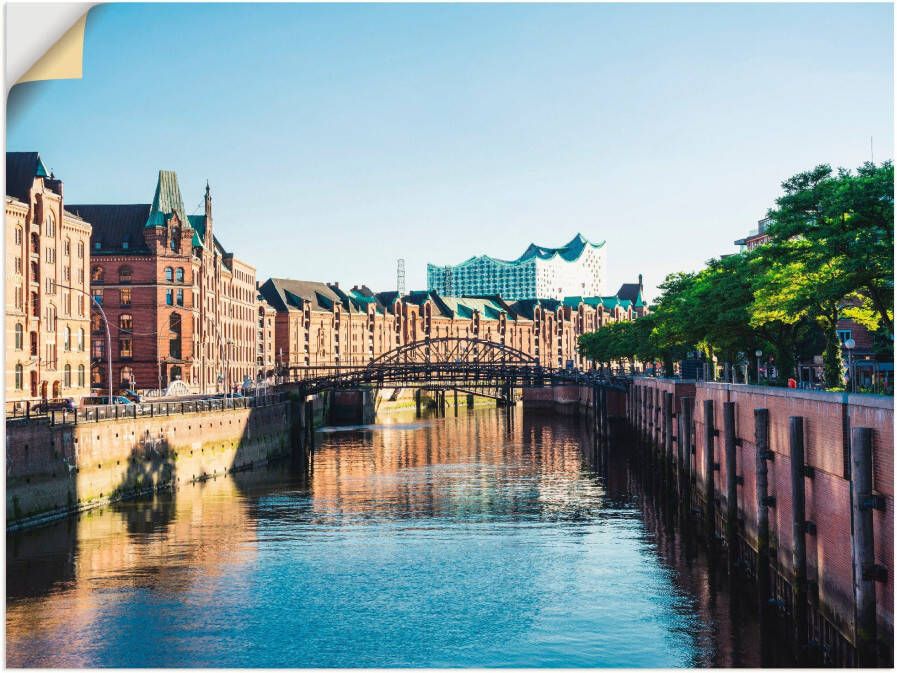 Artland Wandfolie Hamburg Speicherstadt - Foto 1