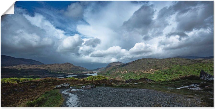 Artland Poster Ierland Puur natuur als artprint op linnen muursticker of poster in verschillende maten - Foto 1