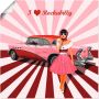 Artland Artprint Ik hou van rockabilly als artprint van aluminium artprint voor buiten artprint op linnen poster muursticker - Thumbnail 1