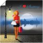 Artland Artprint Ik hou van shoppen als artprint van aluminium artprint voor buiten poster in diverse formaten - Thumbnail 1