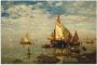 Artland Artprint op linnen In de lagune bij Venetië gespannen op een spieraam - Thumbnail 1