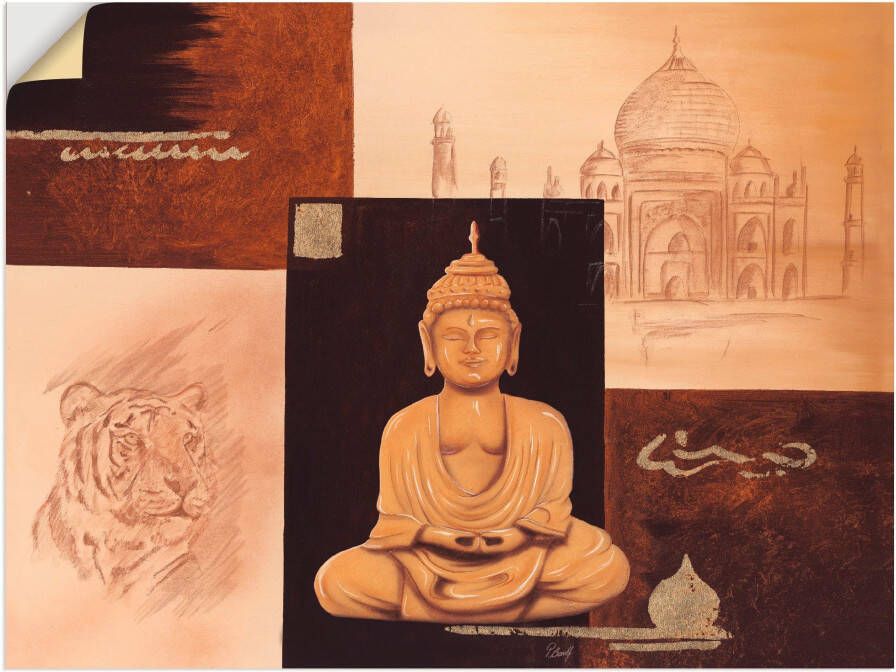Artland Artprint Indiaas Gevoel II als poster muursticker in verschillende maten