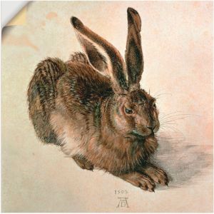 Artland Artprint Jonge haas. 1502